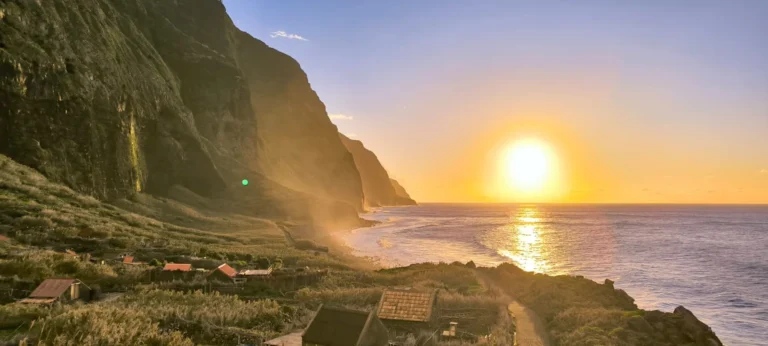A Sunset in Northwest coast in Madeira an experience by Sea La Vie Mountain Expedition.
