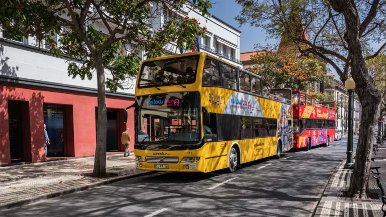 Hop-on Hop-off Bus in a streets of Funchal an experience by Carristur