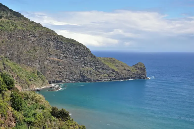The headland of Ponta do Clérigo on Madeira's north coast