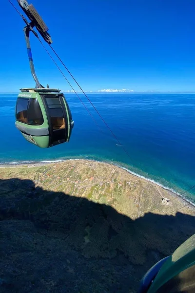 Achadas da cruz cable car, Part of a Jeep tour in the Northwest Madeira an experience by Sea La Vie Mountain Expedition.