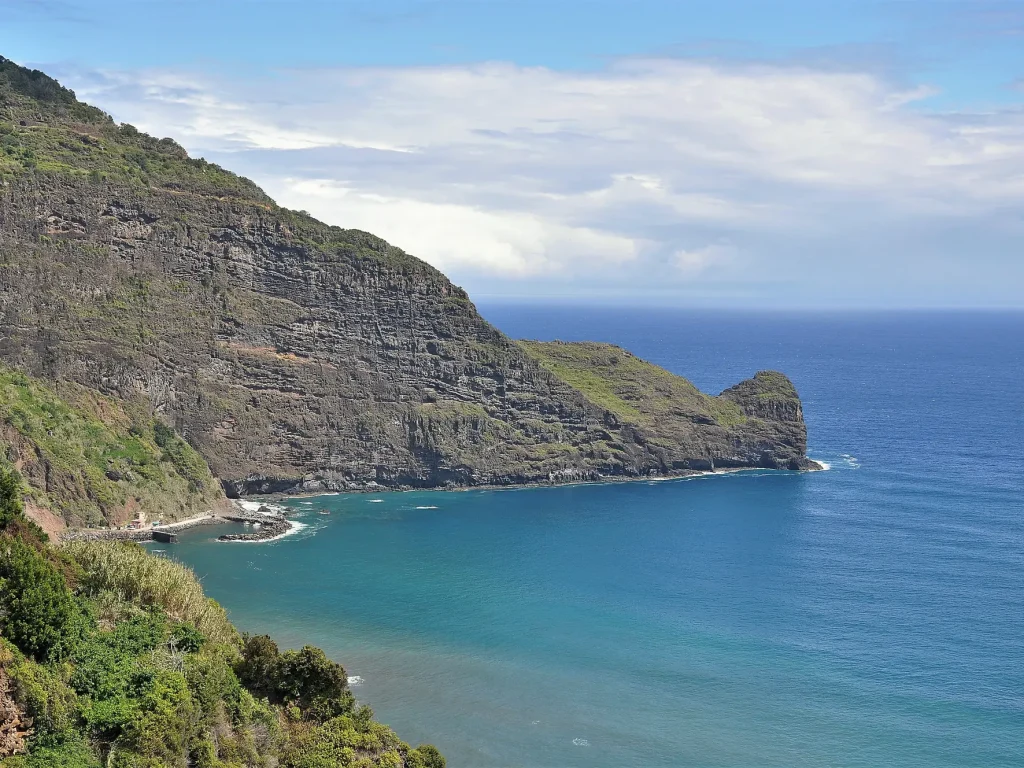 The headland of Ponta do Clérigo on Madeira's north coast